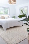Rug – 4' x 6' Beige Flatweave Rug Perfect for Living Rooms, Large Dining Rooms, Open Floorplans