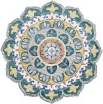 4ft Round Indoor  Wool Area Rug for Home Decor | Carpet for Bedroom, Living Room, entryway, playroom | Hand Tufted Modern Farmhouse Boho Area Rug